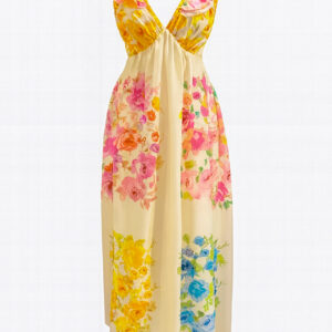 VESTIDO LARGO ESTAMPADO