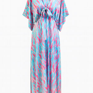 Maxi vestido satinado