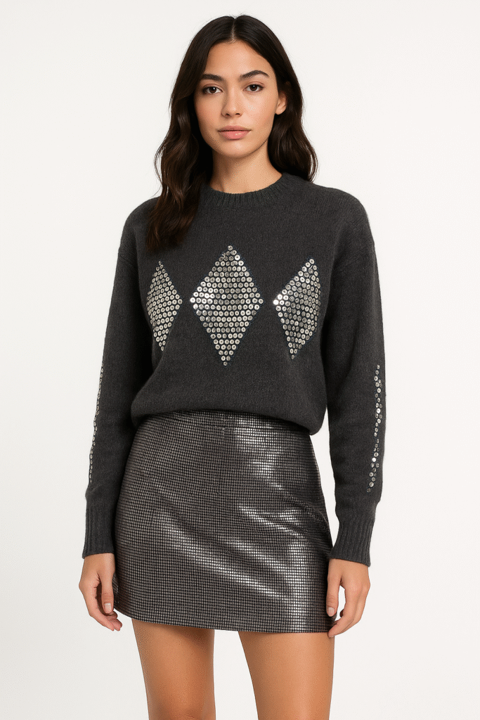 MINI FALDA METALIZADA